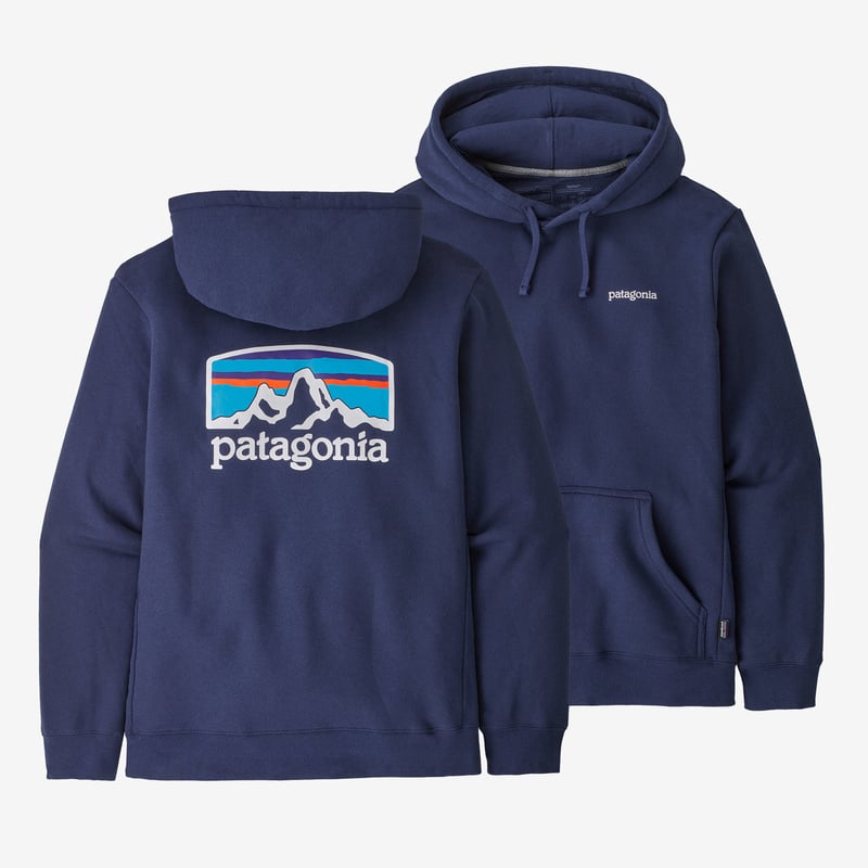 Patagonia Fitz Roy Horizons Uprisal Hoody - Sound Blue