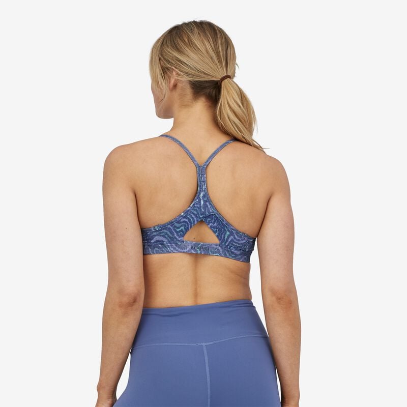Patagonia Women's Cross Beta Sports Bra - Oak Waves: Current Blue