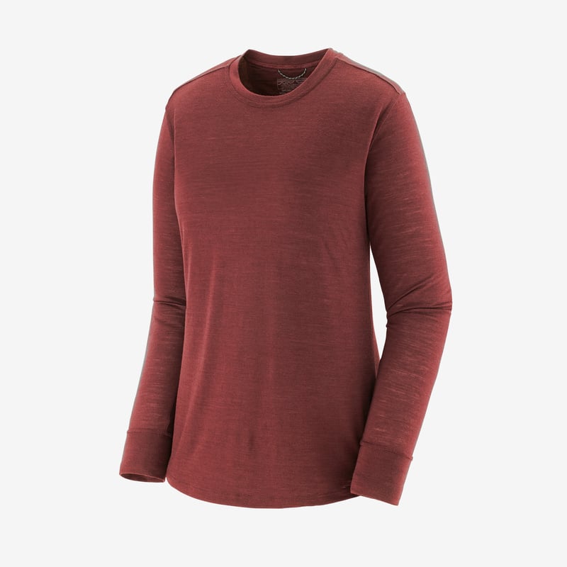 Patagonia Women's Long-Sleeved Capilene® Cool Merino Shirt - Sequoia Red