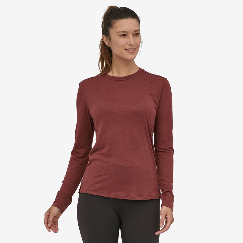 Patagonia Women's Long-Sleeved Capilene® Cool Merino Shirt - Sequoia Red