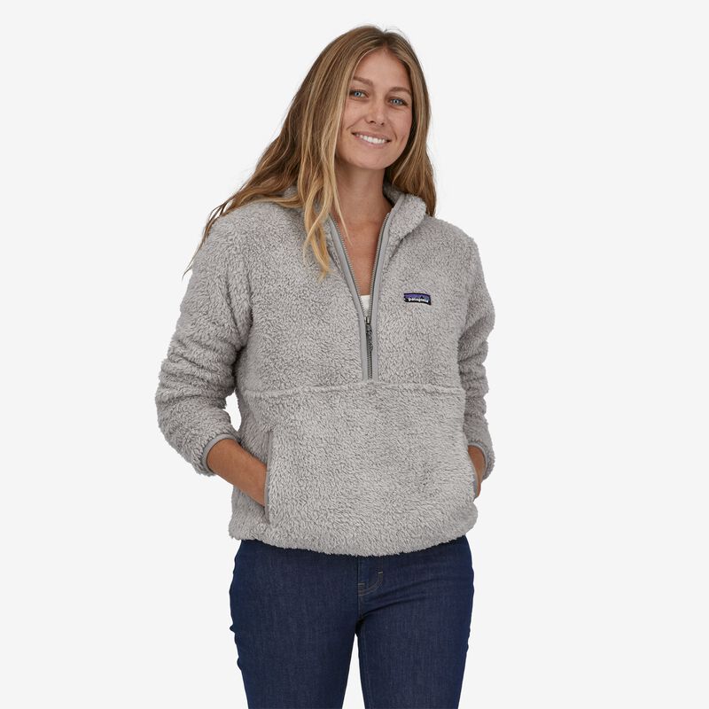 Patagonia Women's Los Gatos Hooded Fleece Pullover - Salt Grey