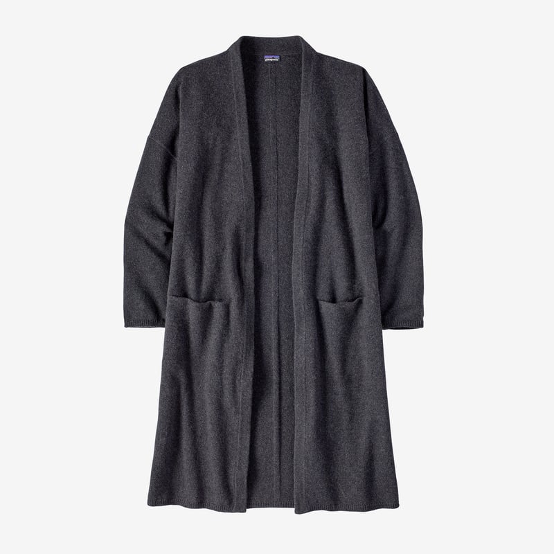 Patagonia Women's Recycled Cashmere Long Cardigan - Ink Black