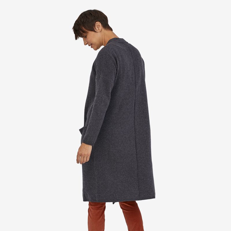 Patagonia Women's Recycled Cashmere Long Cardigan - Ink Black