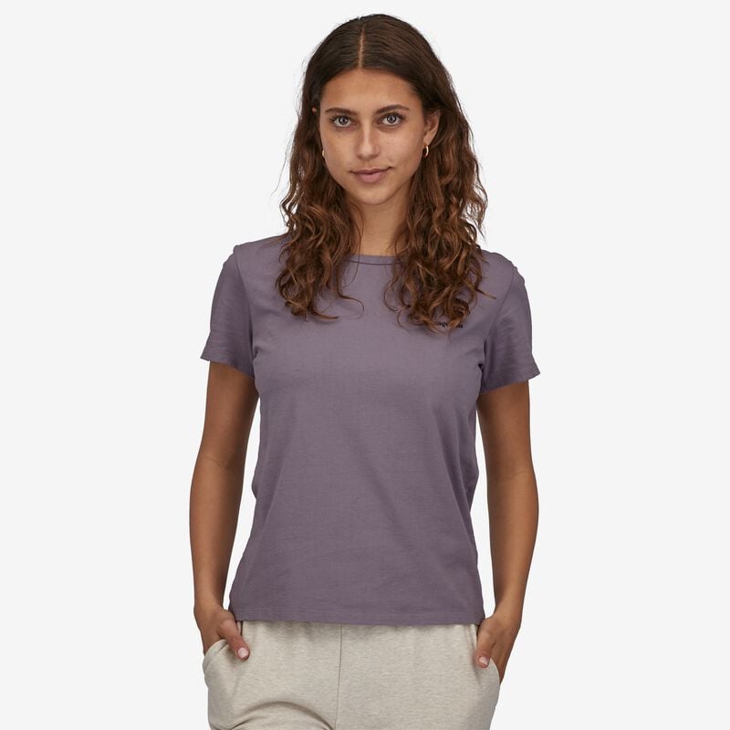 Patagonia Women's P-6 Mission Organic T-Shirt - Rustic Purple