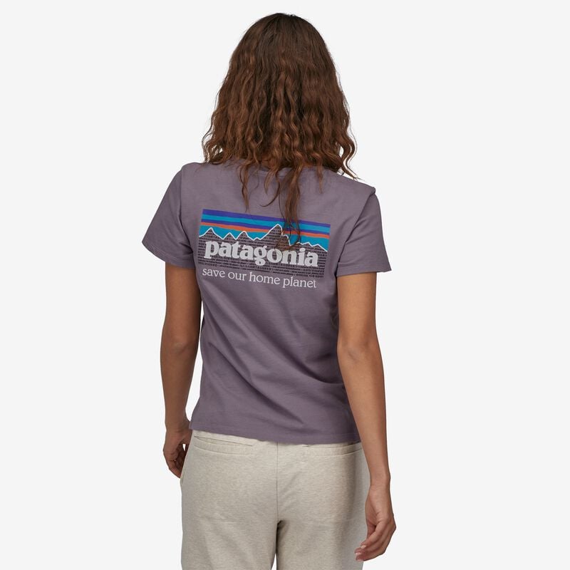 Patagonia Women's P-6 Mission Organic T-Shirt - Rustic Purple