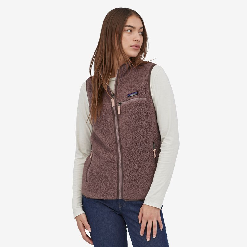 Patagonia Women's Retro Pile Fleece Vest - Dusky Brown