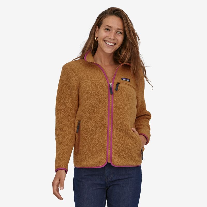 Patagonia Women's Retro Pile Fleece Jacket - Nest Brown