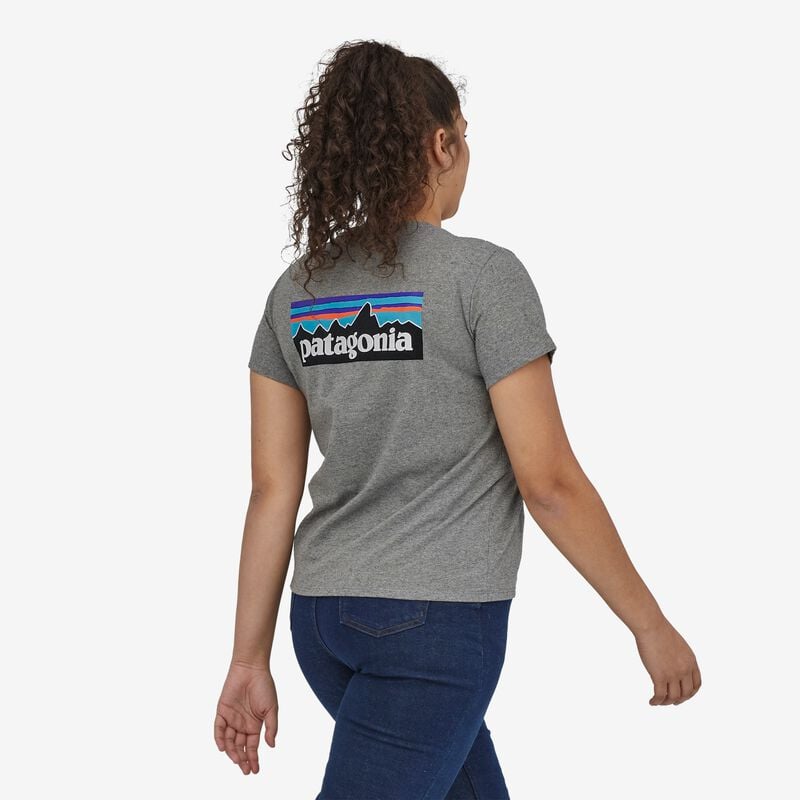 Patagonia Women's P-6 Logo Responsibili-Tee® - White