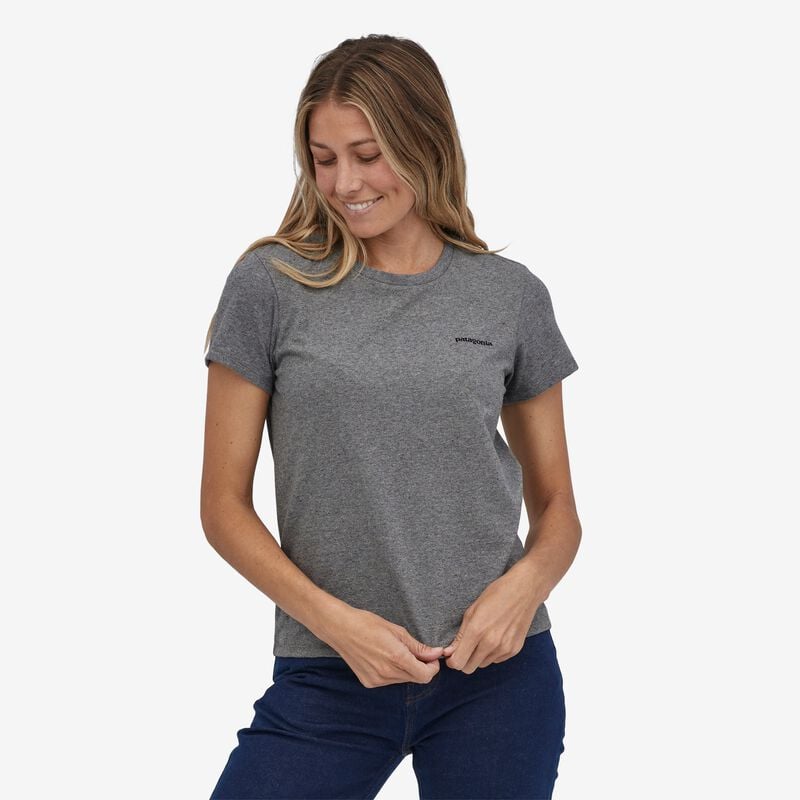 Patagonia Women's P-6 Logo Responsibili-Tee® - White