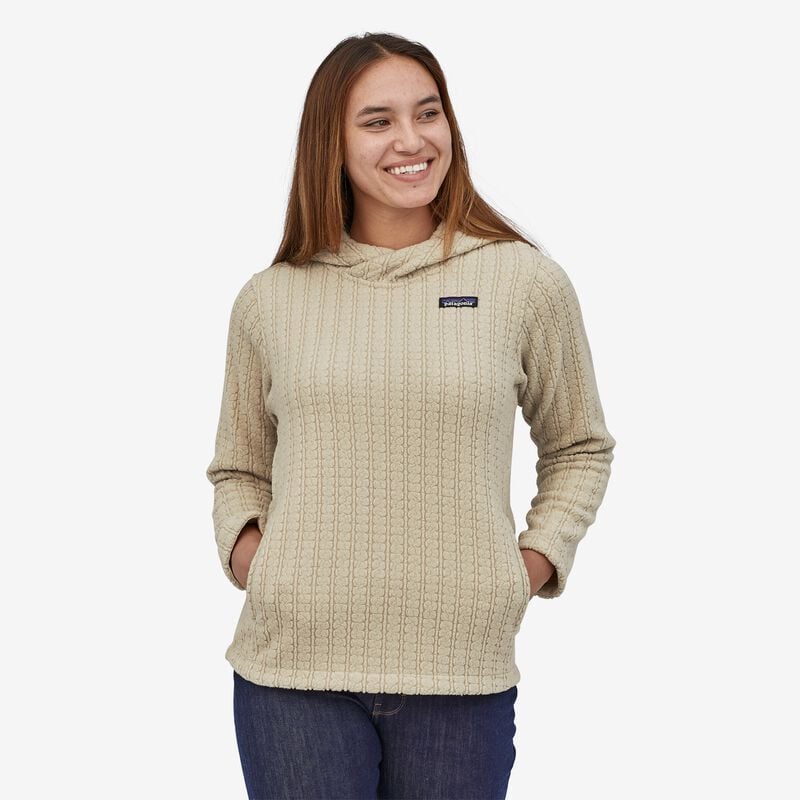 Patagonia Women's Cable Capra Fleece Hoody - Natural
