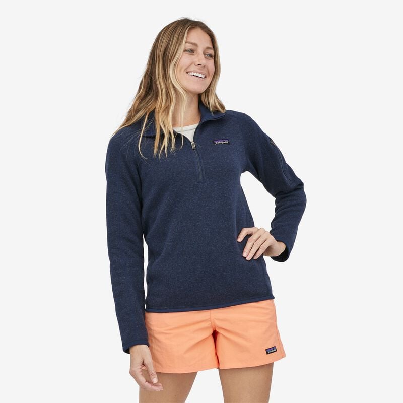 Patagonia Women's Better Sweater® 1/4-Zip Fleece - New Navy
