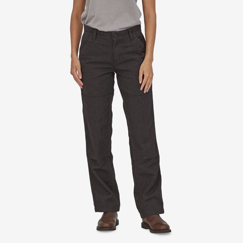 Patagonia Women's Iron Forge Hemp® Canvas Double Knee Pants - Regular - Ink Black