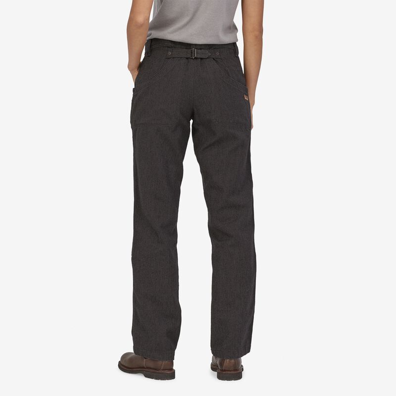 Patagonia Women's Iron Forge Hemp® Canvas Double Knee Pants - Regular - Ink Black