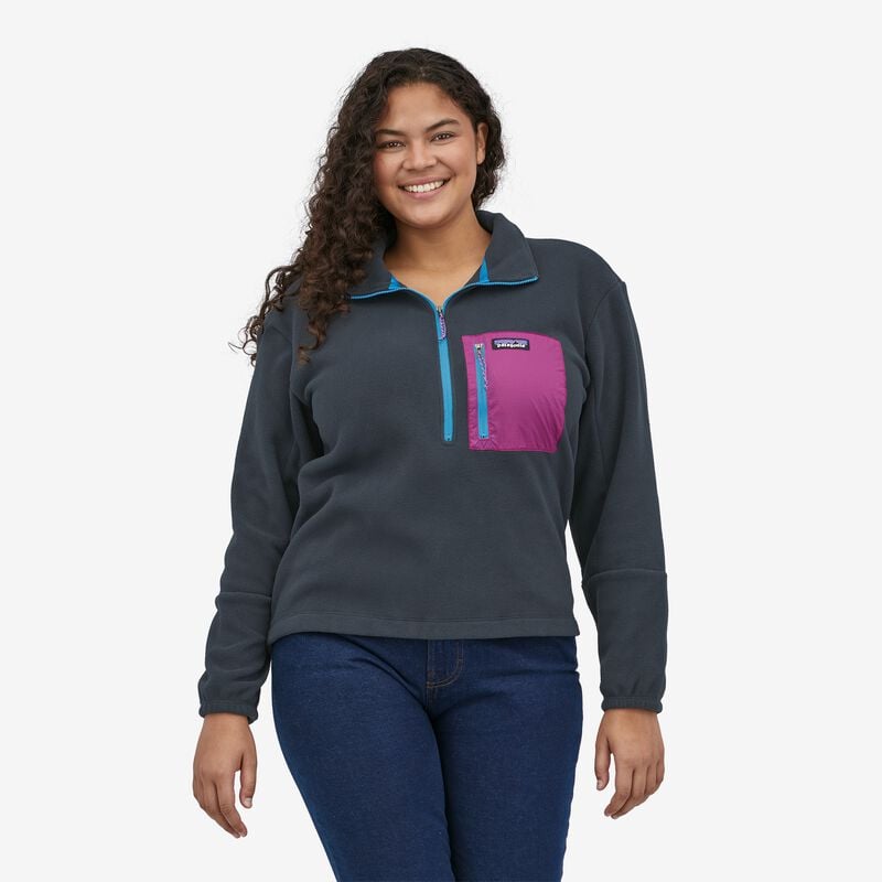 Patagonia Women's Microdini 1/2-Zip Fleece Pullover - Float Blue