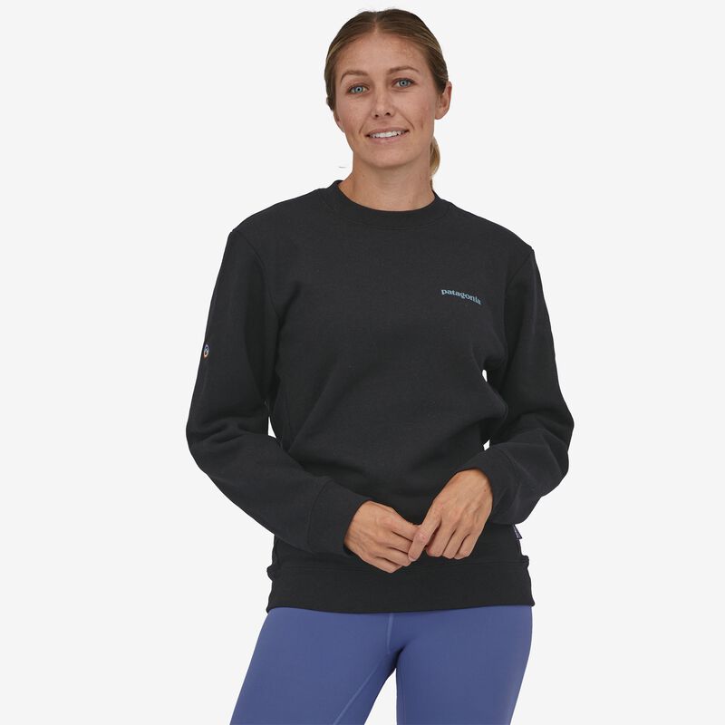 Patagonia Fitz Roy Icon Uprisal Crew Sweatshirt - Wyoming Green