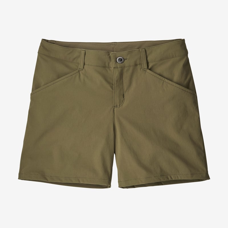 Patagonia Women's Quandary Shorts - 5" - Fatigue Green