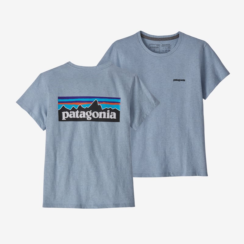 Patagonia Women's P-6 Logo Responsibili-Tee® - Steam Blue