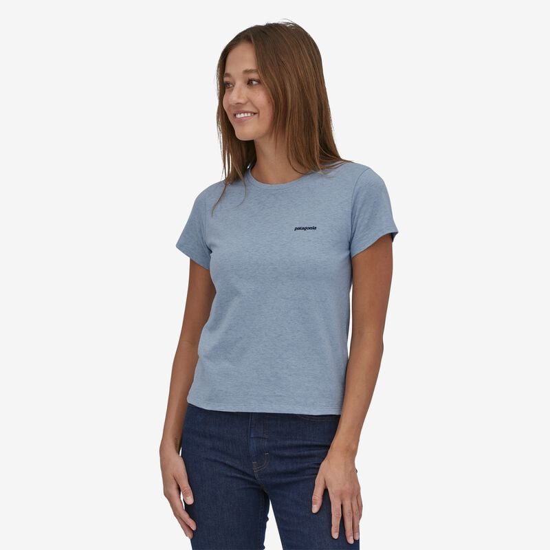 Patagonia Women's P-6 Logo Responsibili-Tee® - Steam Blue