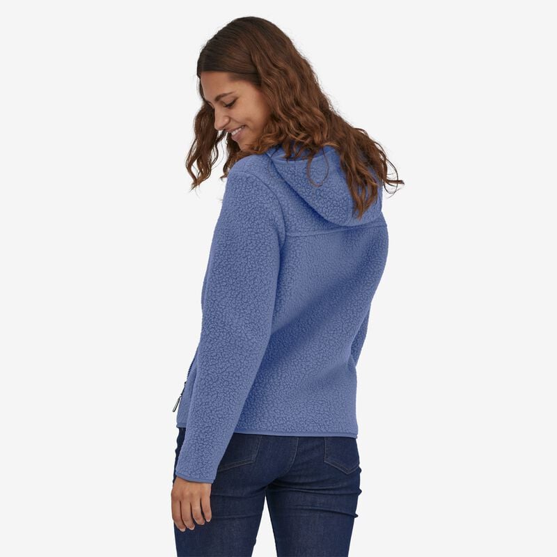 Patagonia Women's Retro Pile Fleece Hoody - Current Blue