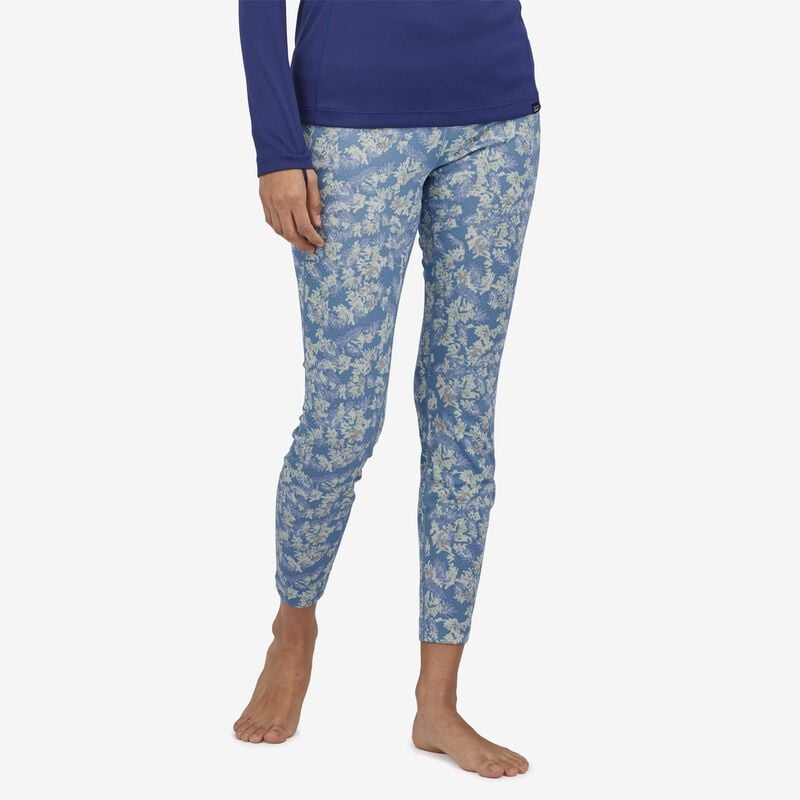 Patagonia Women's Capilene® Midweight Bottoms - Snow Pine: Light Plume Grey