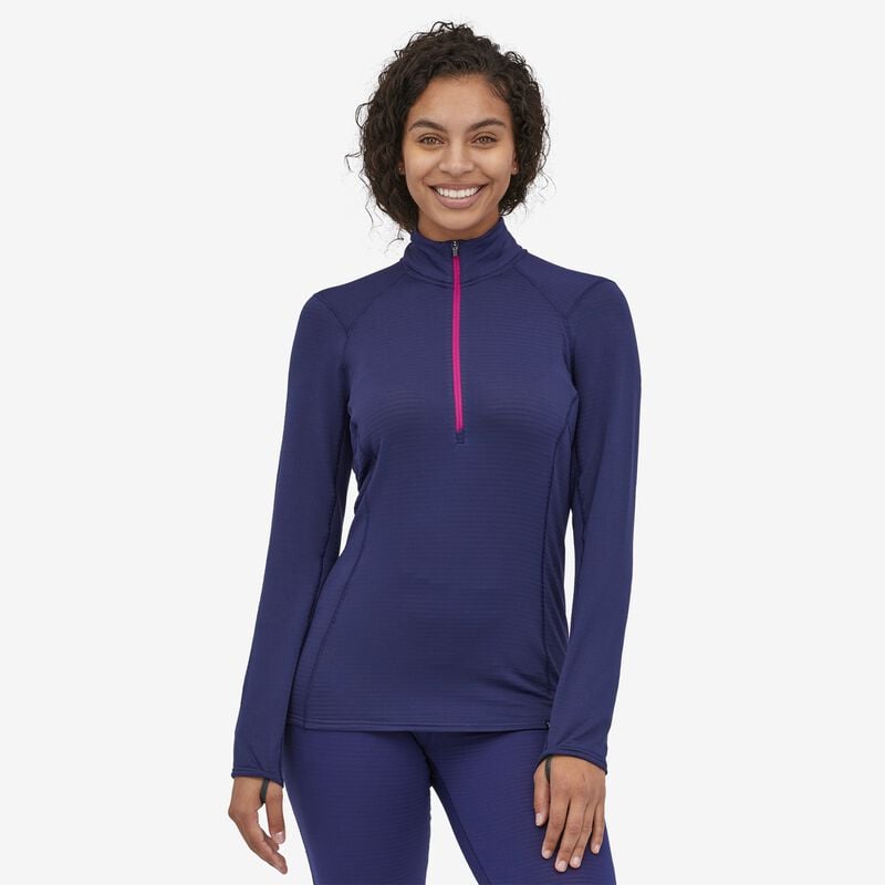 Patagonia Women's Capilene® Thermal Weight Zip-Neck - Sound Blue