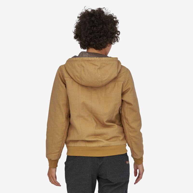Patagonia Women's All Seasons Hemp Canvas Bomber Hoody Jacket - Rattan