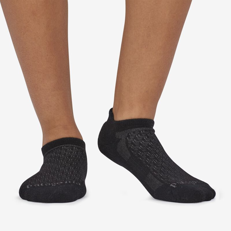 Patagonia Lightweight Merino Performance Anklet Socks - Black