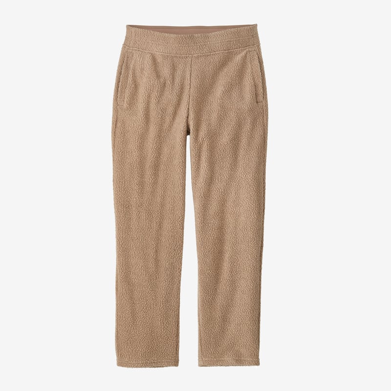 Patagonia Women's Shearling Fleece Crops - Pampas Tan