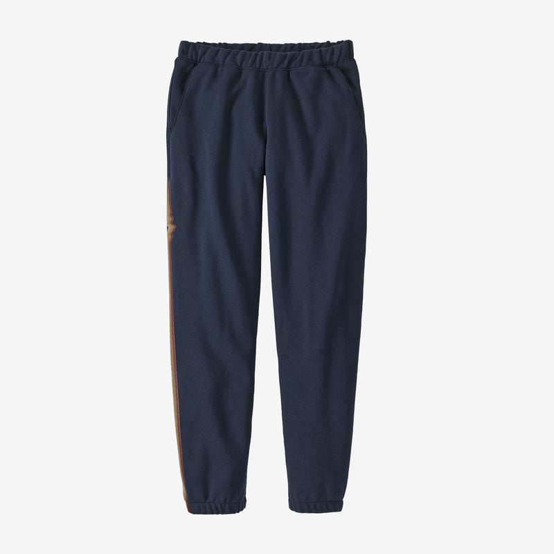 Patagonia Women's Ridge Rise Stripe Uprisal Sweatpants - New Navy
