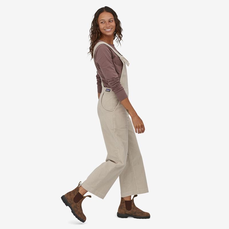 Patagonia Women's Stand Up® Cropped Corduroy Overalls - Pumice