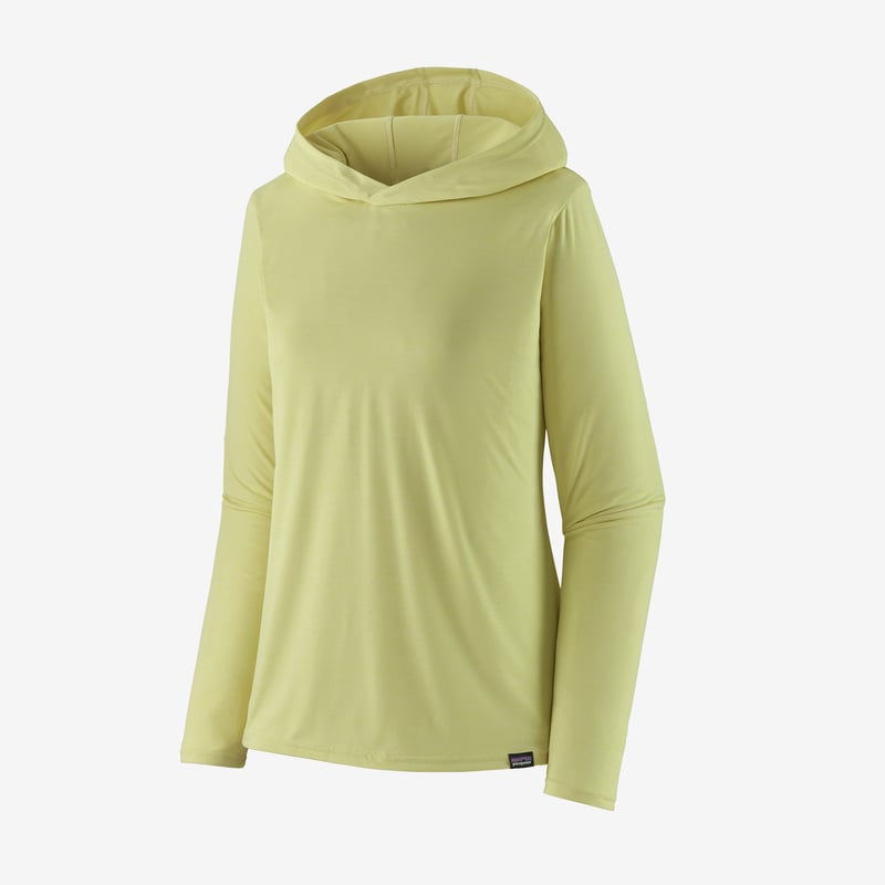 Patagonia Women's Capilene® Cool Daily Hoody - Jellyfish Yellow - Isla Yellow X-Dye