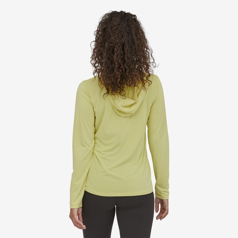 Patagonia Women's Capilene® Cool Daily Hoody - Jellyfish Yellow - Isla Yellow X-Dye