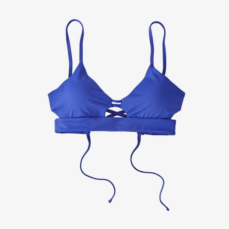 Patagonia Women's Focal Point Bikini Top - Float Blue