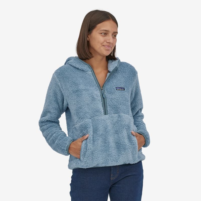 Patagonia Women's Los Gatos Hooded Fleece Pullover - Light Plume Grey