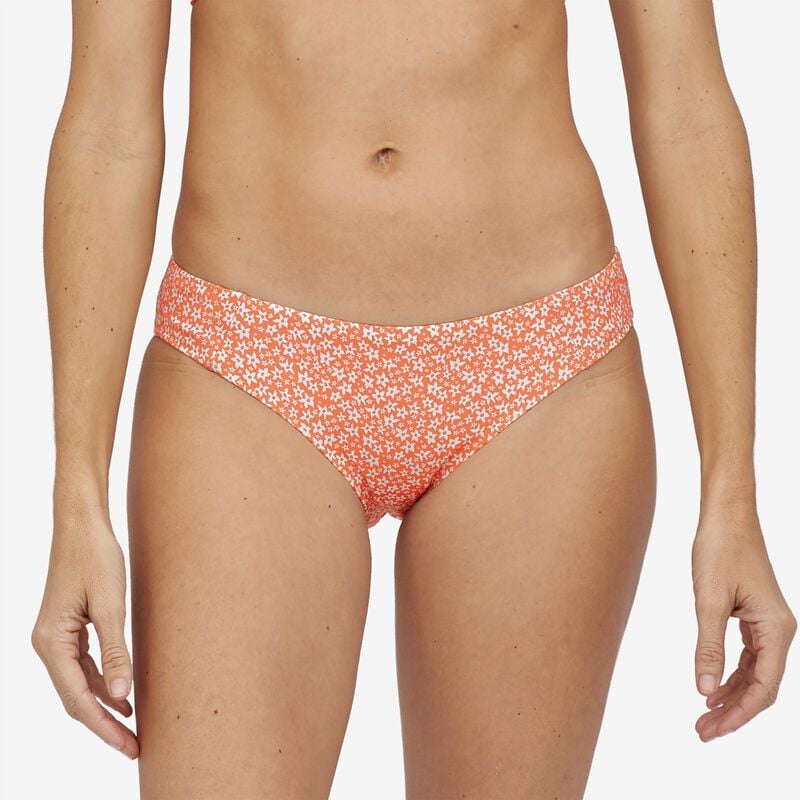 Patagonia Women's Sunamee Bikini Bottoms - Bell Flower: Tigerlily Orange