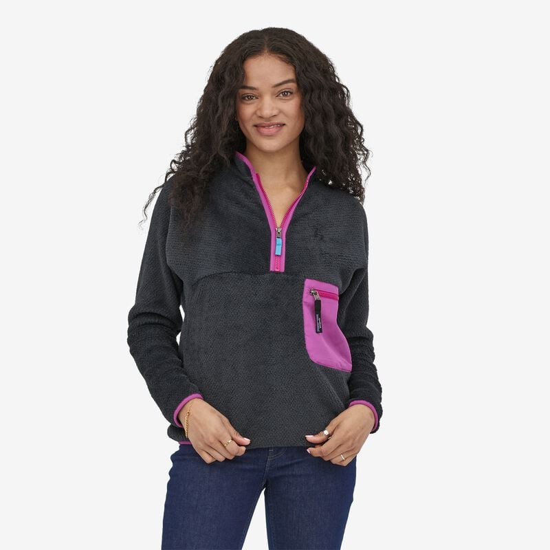 Patagonia Women's Re-Tool Fleece 1/2-Zip Pullover - Pitch Blue - Pitch Blue X-Dye