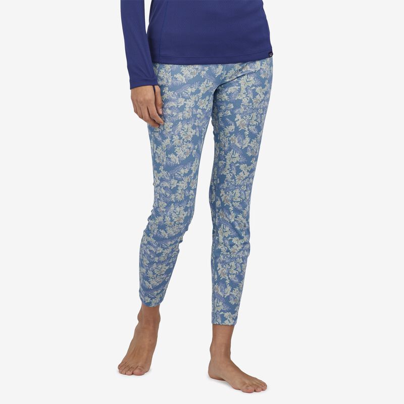 Patagonia Women's Capilene® Midweight Bottoms - Snow Pine: Light Plume Grey