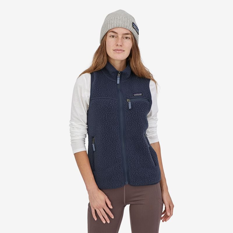Patagonia Women's Retro Pile Fleece Vest - New Navy