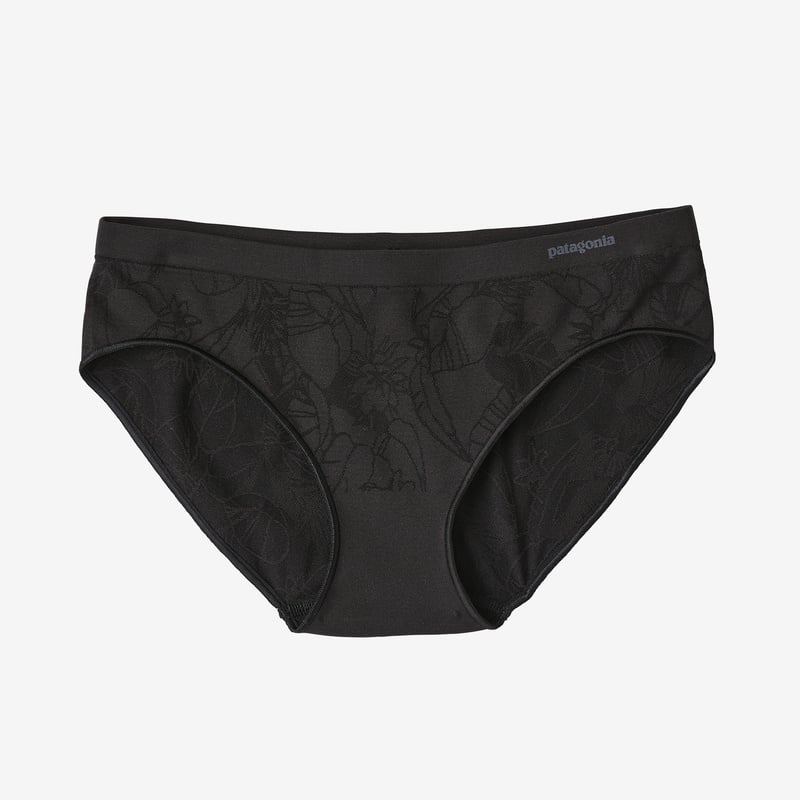 Patagonia Women's Barely Hipster - Valley Flora Jacquard: Black