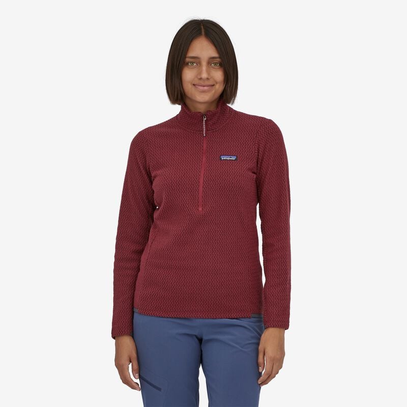 Patagonia Women's R1® Air Zip-Neck - Sequoia Red
