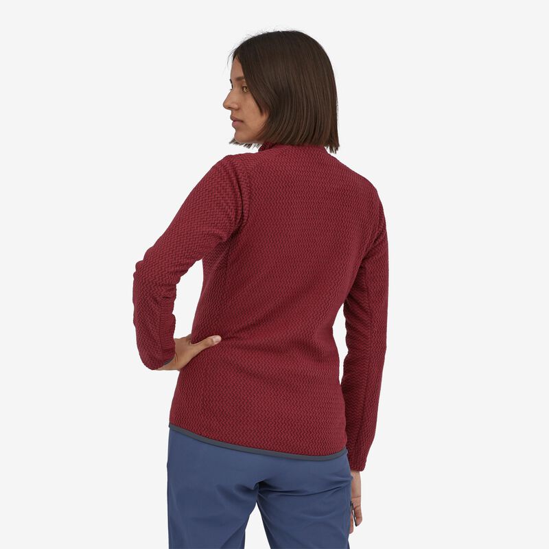 Patagonia Women's R1® Air Zip-Neck - Sequoia Red