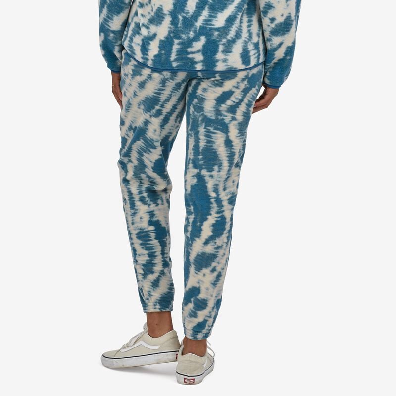 Patagonia Women's Micro D® Fleece Joggers - Climbing Trees Ikat: Sound Blue