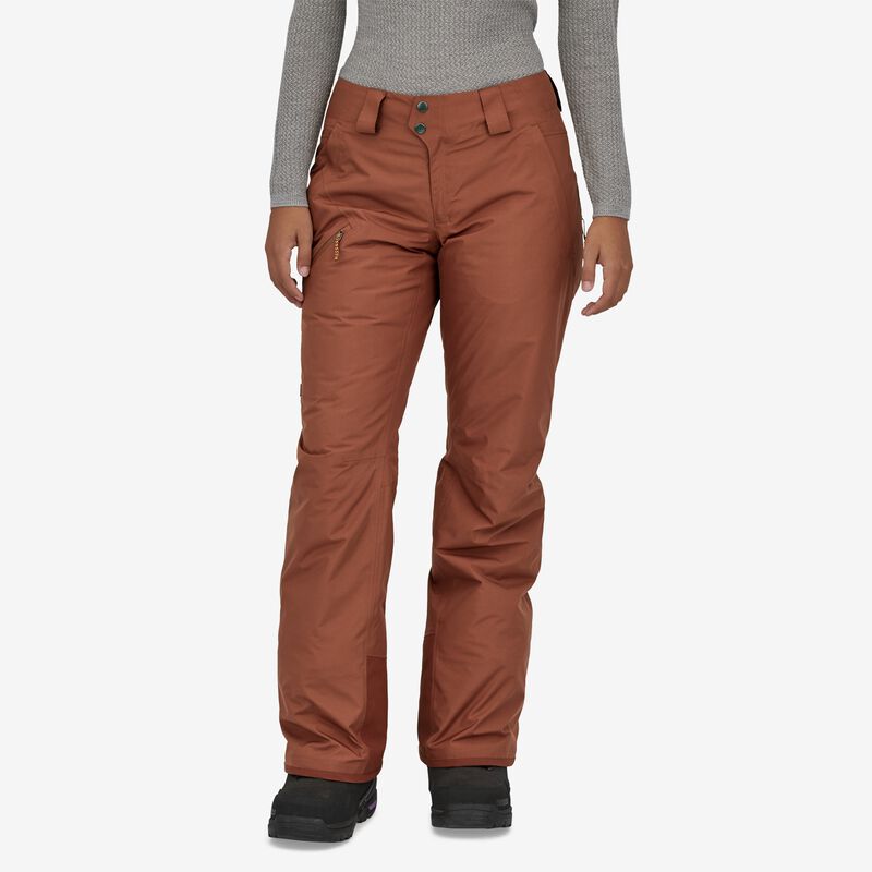 Patagonia Women's Insulated Powder Town Pants - Regular - Sisu Brown