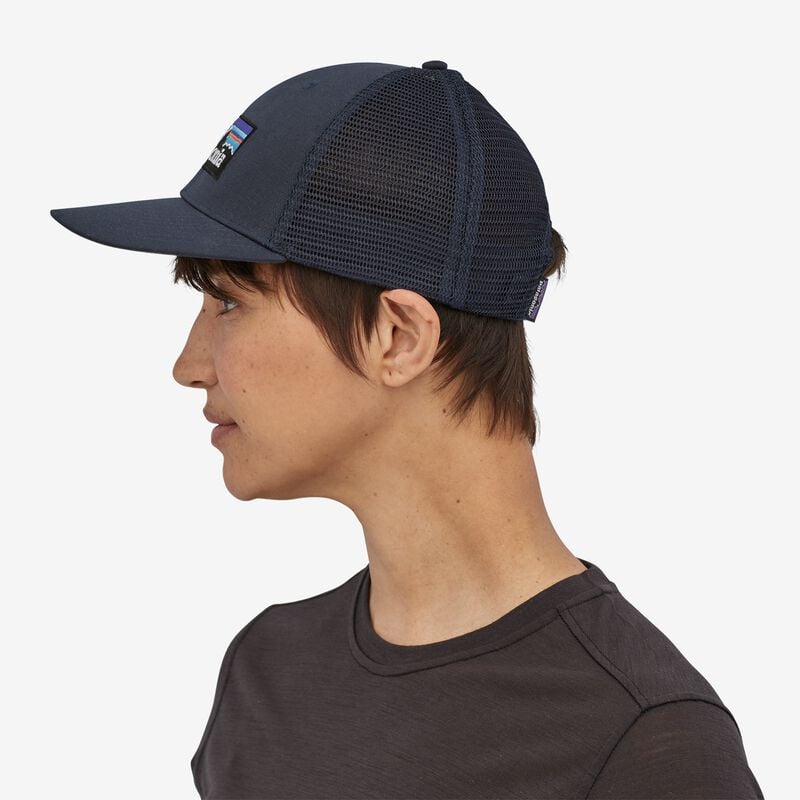 Patagonia P-6 Logo LoPro Trucker Hat - Navy Blue