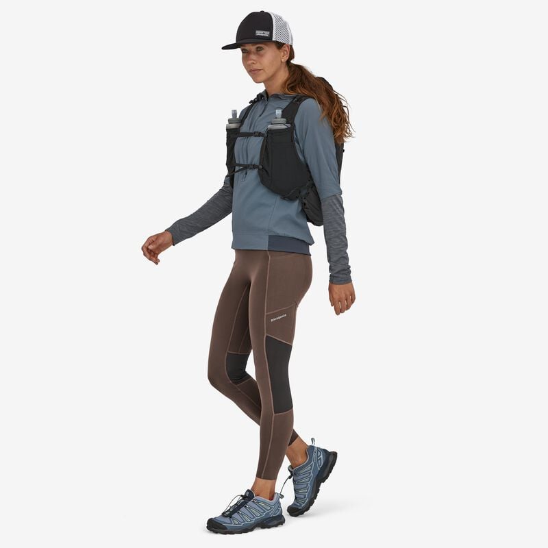 Patagonia Women's Endless Run 7/8 Tights - Cone Brown