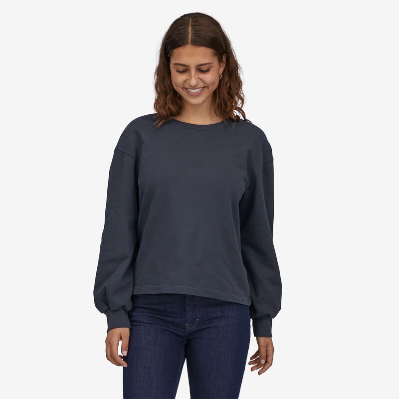 Patagonia Women's Regenerative Organic Certified™ Cotton Essential Pullover - Smolder Blue