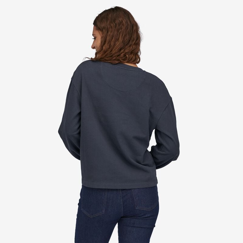 Patagonia Women's Regenerative Organic Certified™ Cotton Essential Pullover - Smolder Blue