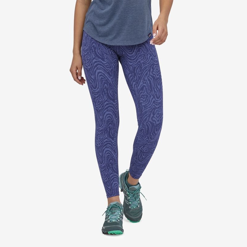 Patagonia Women's Maipo 7/8 Tights - Oak Waves: Sound Blue