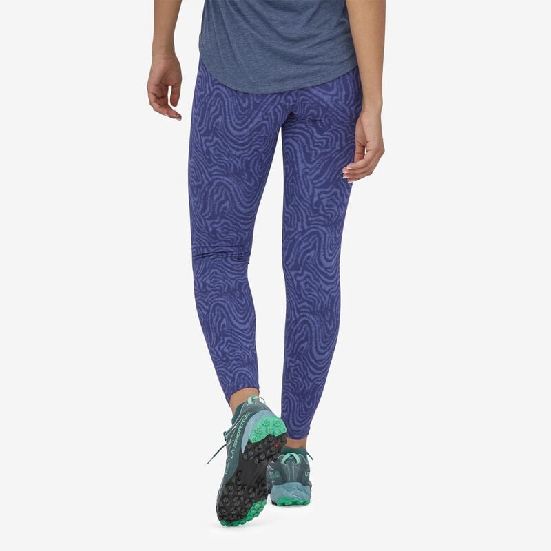 Patagonia Women's Maipo 7/8 Tights - Oak Waves: Sound Blue
