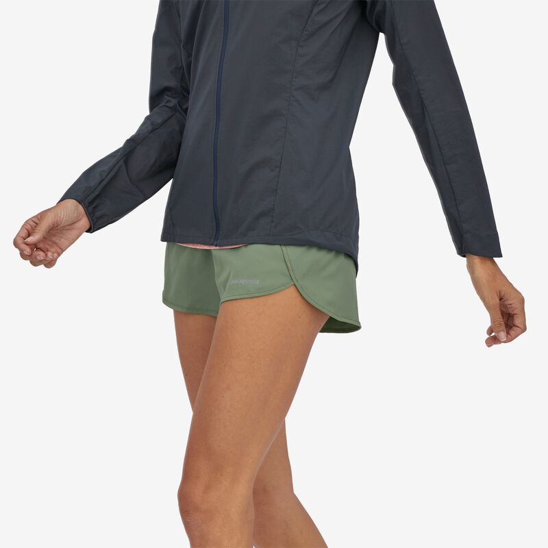 Patagonia Women's Strider Running Shorts - 3½" - Sedge Green
